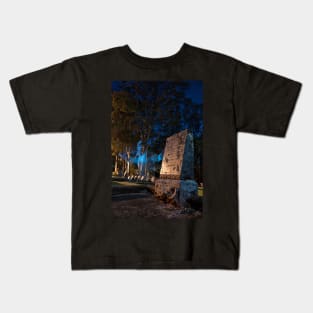 A Werewolf in the Graveyard Kids T-Shirt